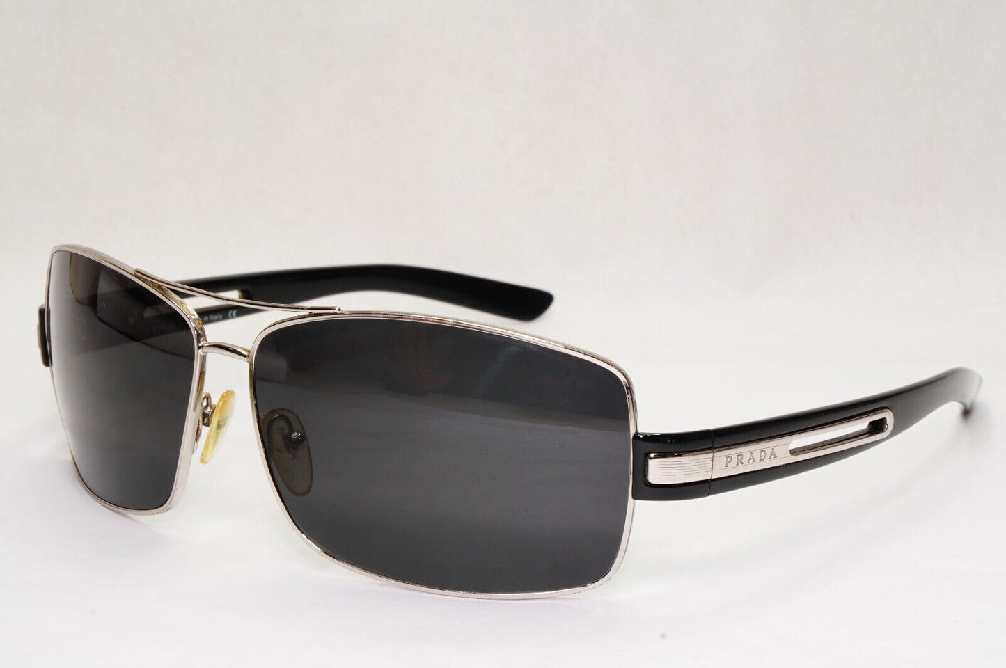 Prada Sunglasses 2011 Vintage Wrap Black Silver PR54IS SPR 54I 1BC-3M1 121223