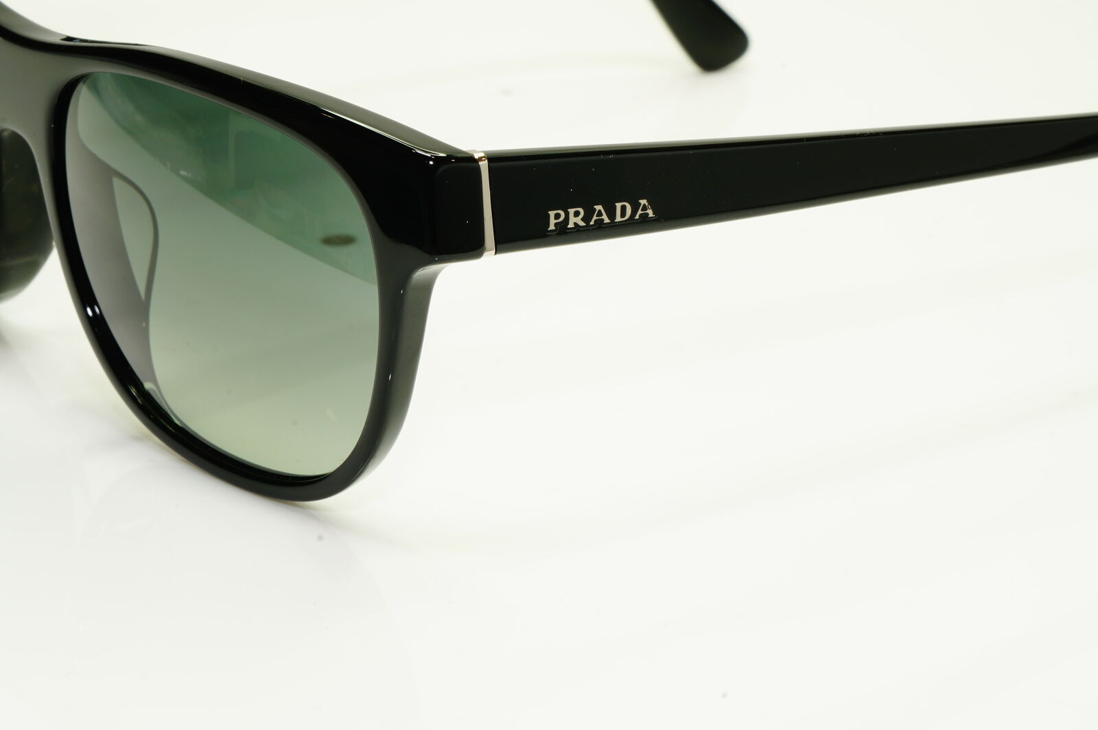 Authentic Prada Glass Lenses Mens Black Designer Sunglasses SPR 04X F 1AB-2D0