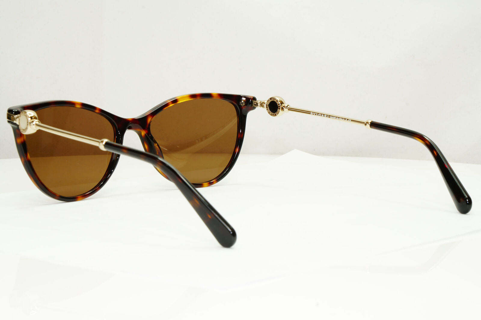 Bvlgari Sunglasses Brown Tortoiseshell Gold Square 4162 504 250123