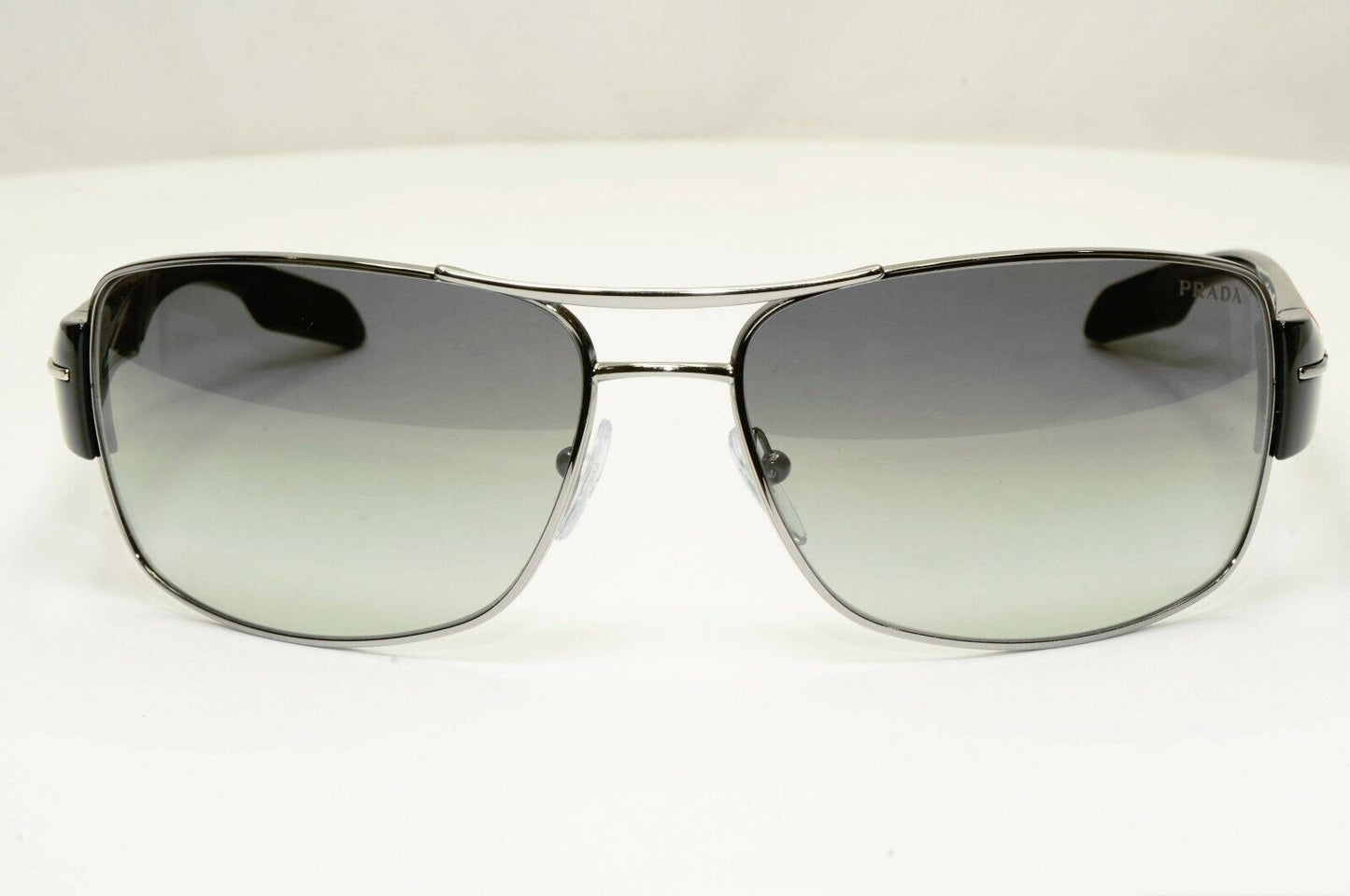 Prada Sunglasses Mens Black Grey Gradient Fade Square PS53NS SPS 53N 5AV-3M1