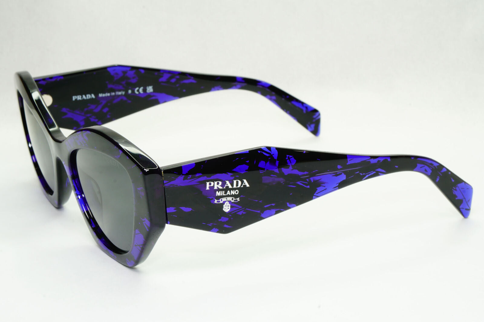Prada Symbole Sunglasses Black Purple Marble PR07YS SPR 07Y 05V-5S0