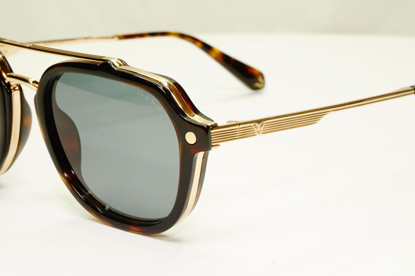 Police Lewis Hamilton F1 Sunglasses Brown Green Tortoise 05 SPL A26N COL 300Y