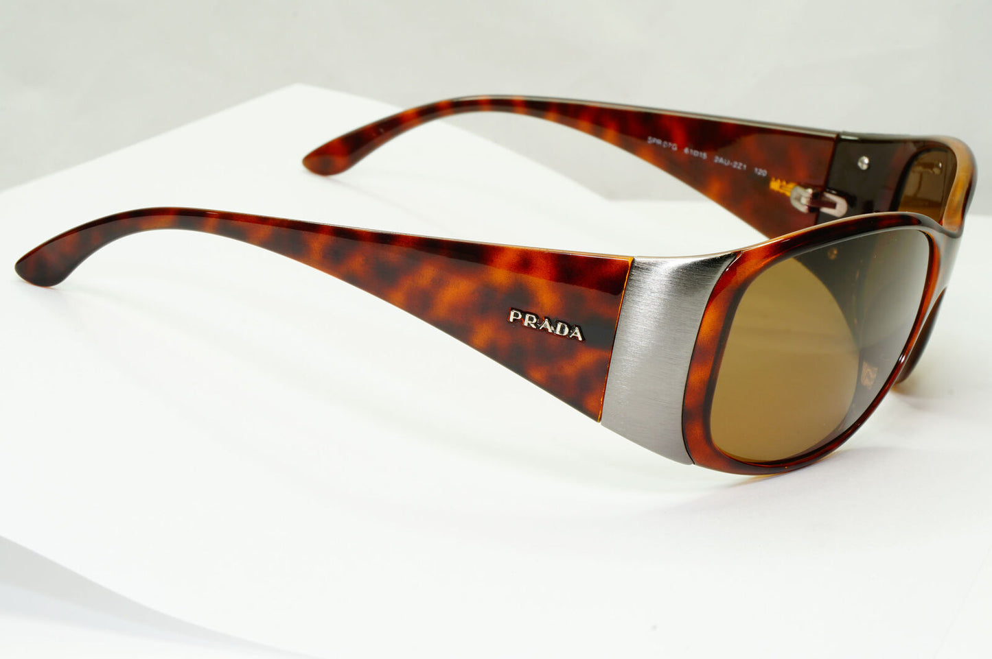 Prada 2005 Sunglasses Vintage Brown Tortoiseshell PR07GS SPR 07G 2AU-2Z1 190123