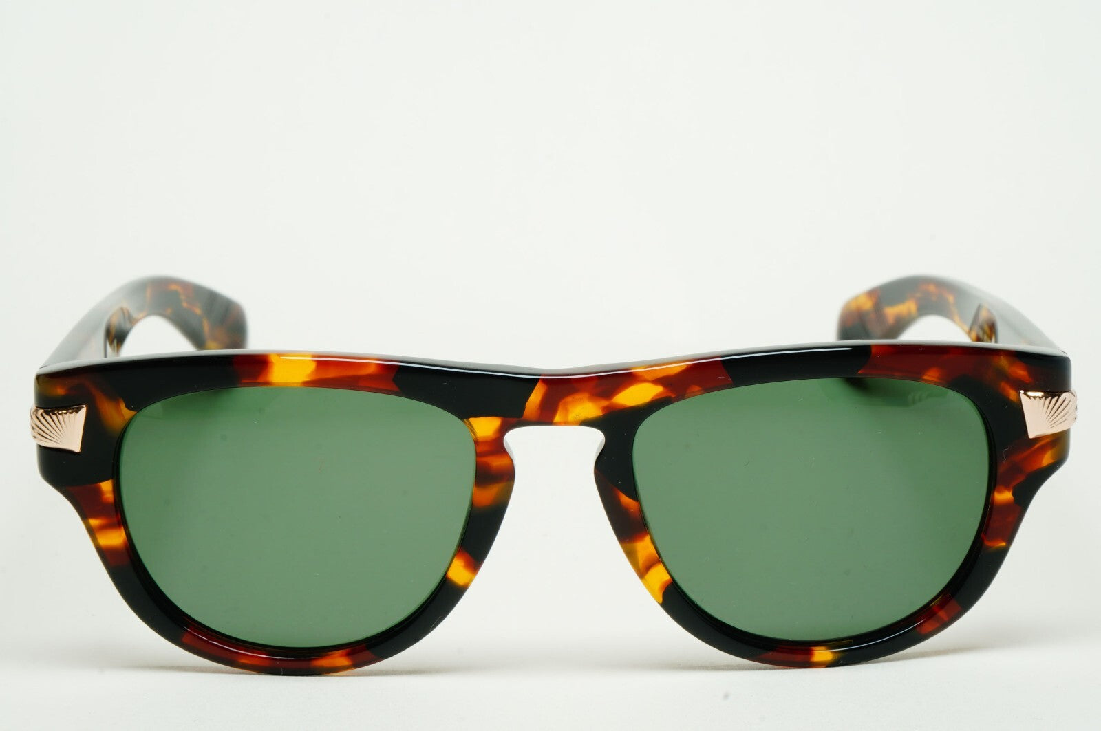 Gucci Sunglasses 2023 Brown Tortoise Green Square GG1519O 002 51mm 100325