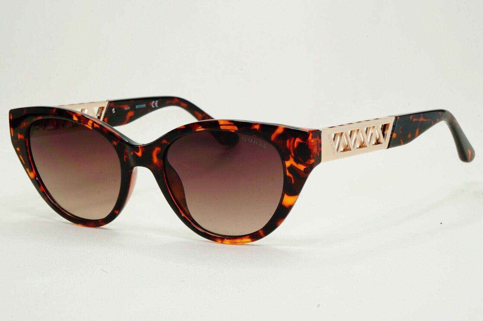 Guess Sunglasses Brown Gradient Tortoise Gold GU 7690 52F 301024