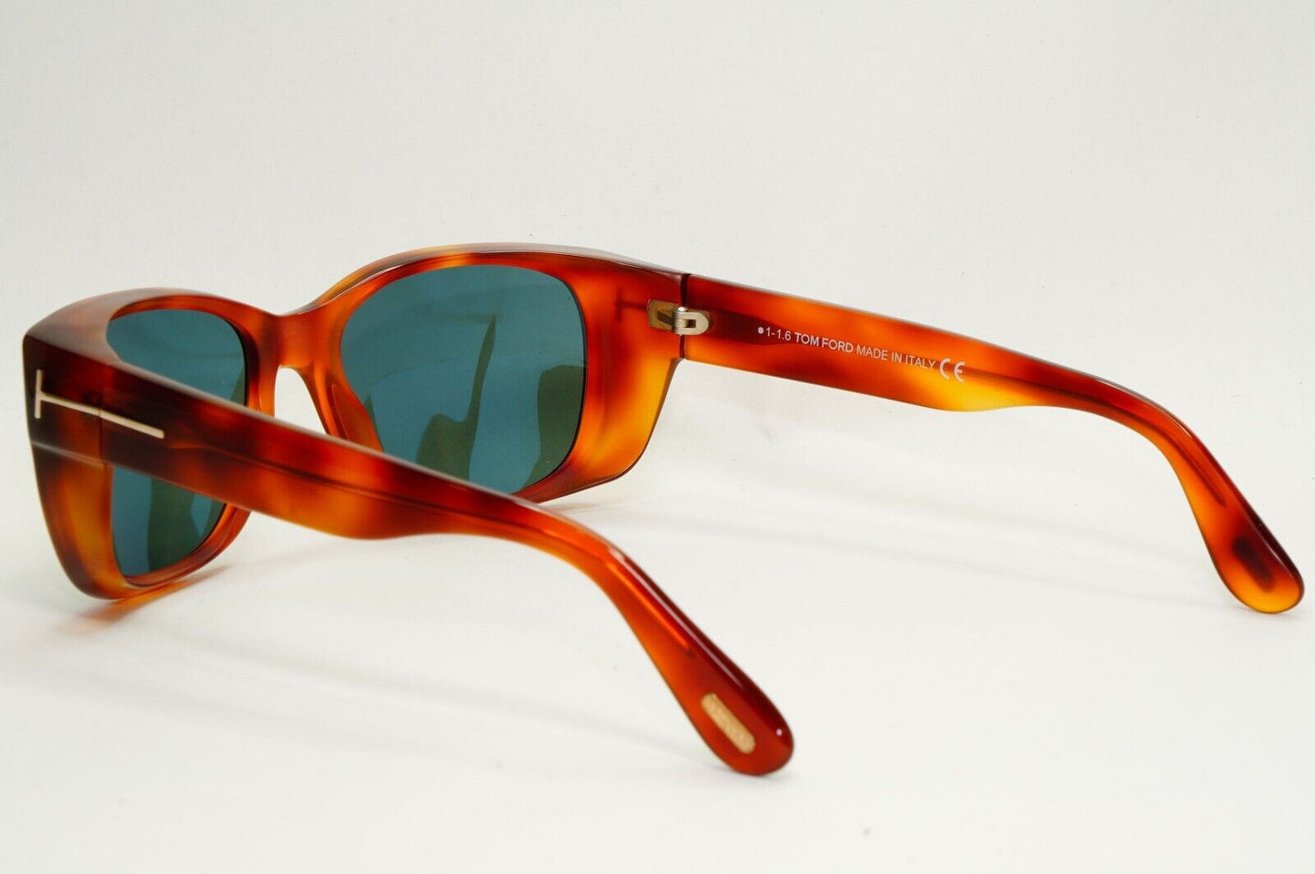 Tom Ford Sunglasses Carson Brown Tortoise Havana Green Square TF 441 53N FT0441