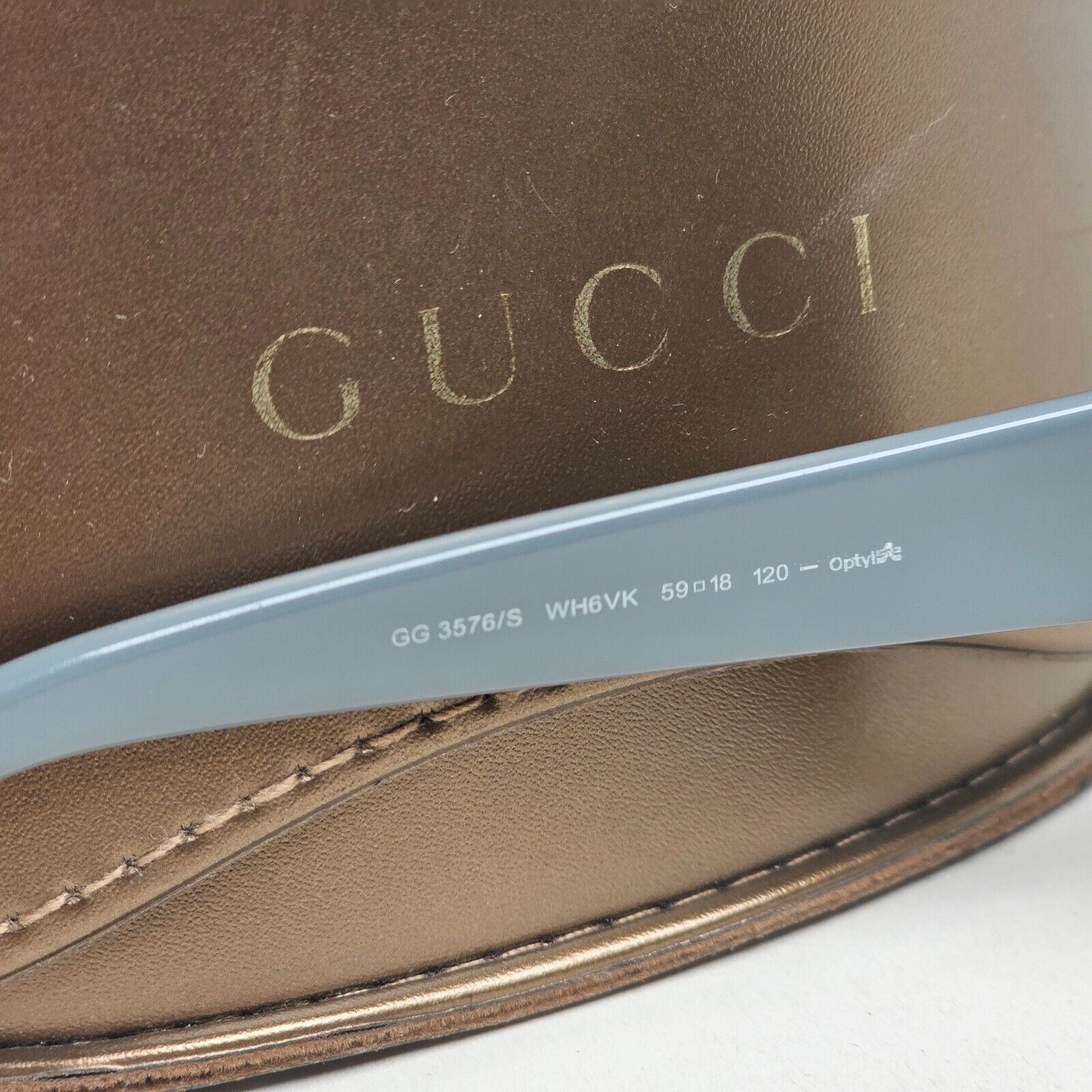 Gucci Sunglasses 2011 Vintage Green Monogram Square Wrap  GG 3576/S WH6VK 170125