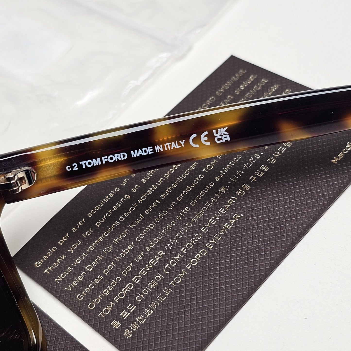 Tom Ford Sunglasses Buckley-02 Brown Tortoise Green Square FT0906 TF 906 53N