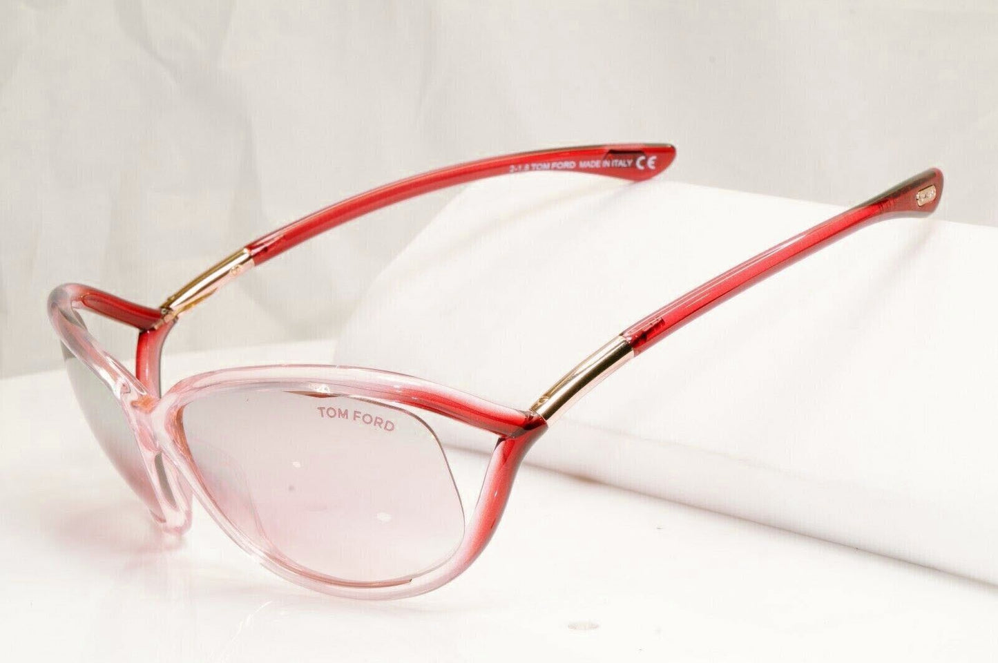 Tom Ford Sunglasses Jennifer Pink Red Silver Gradient Mirror TF8 72Z FT0008
