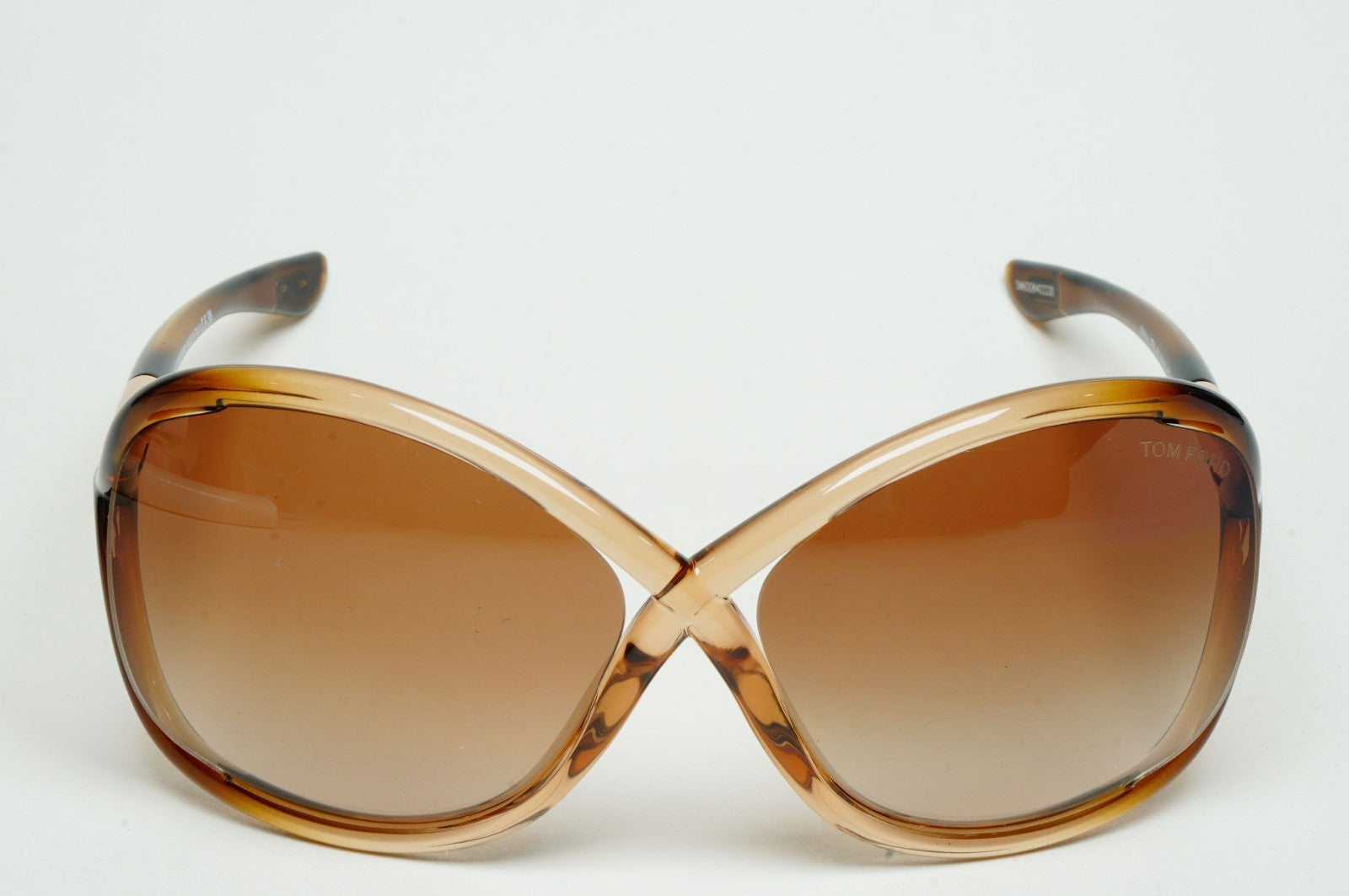 Tom Ford Sunglasses Whitney Gold Brown Gradient Wrap FT0009 TF 9 74F