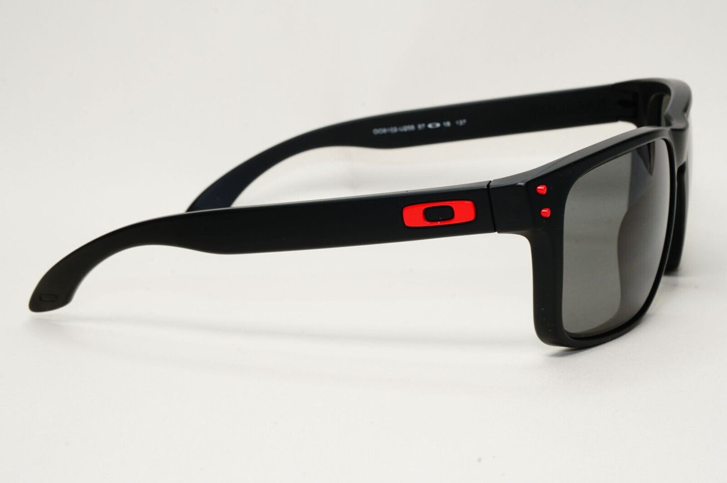 Oakley Sunglasses Holbrook Black Matte Grey Prizm Square Red OO 9102 U2 57mm [b]