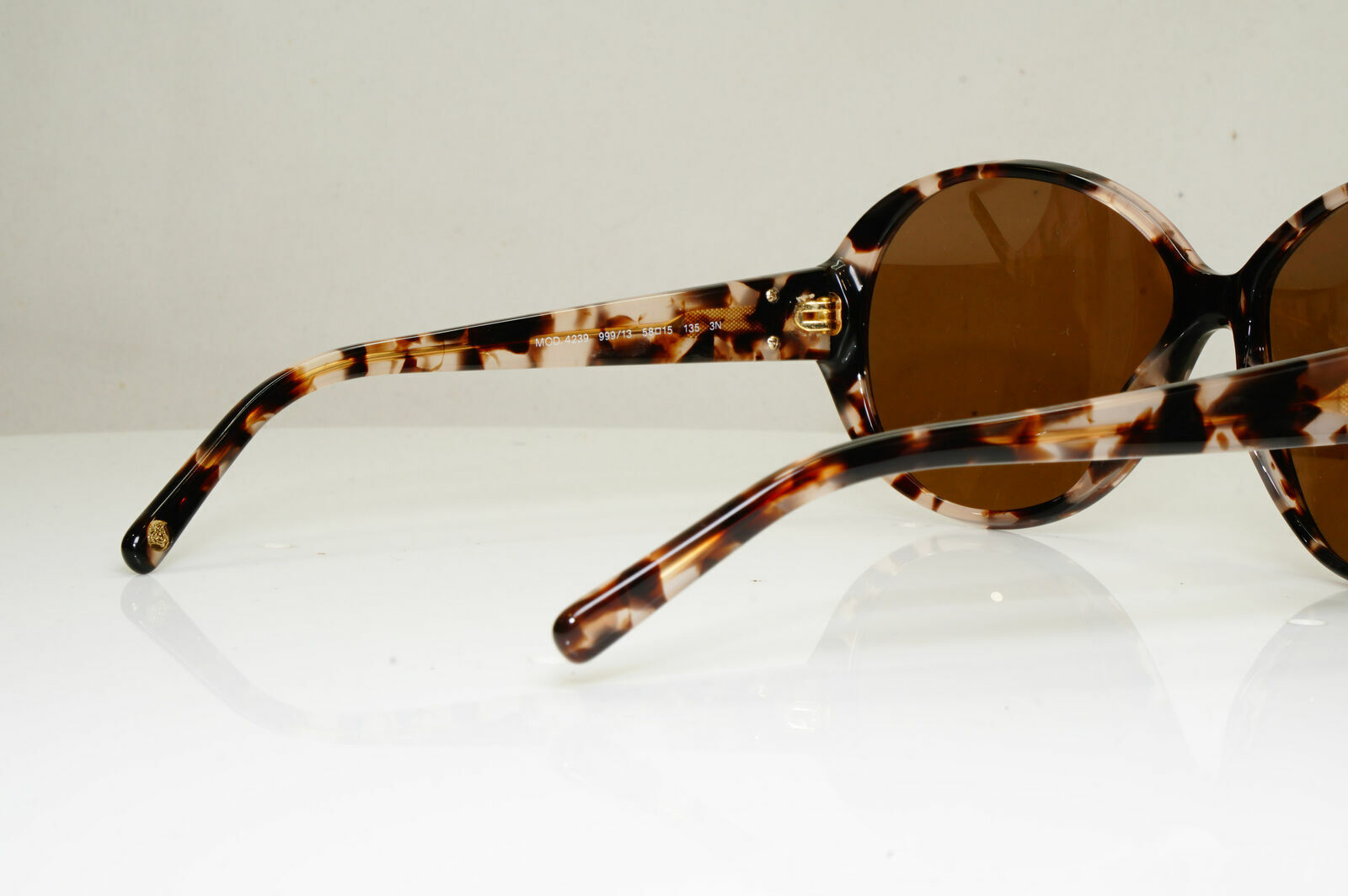 Versace Brown Marble Medusa Sunglasses Square Womens Oversized 4239 999/13 28894