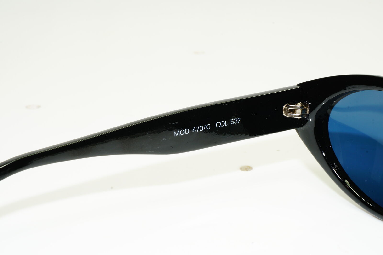 Gianni Versace 1996 Unisex Vintage Blue Sunglasses GV MOD 470/G COL 532