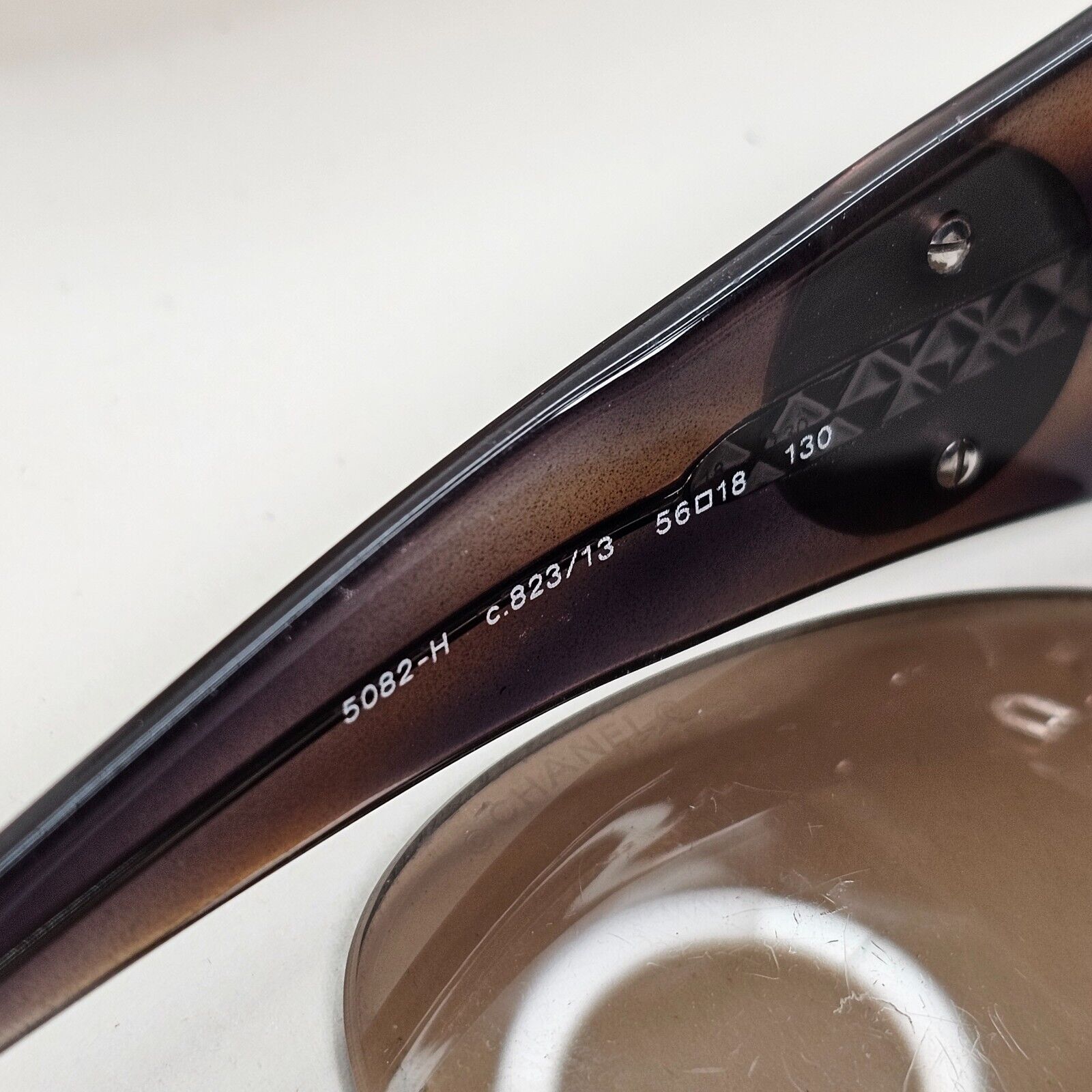 Chanel Sunglasses 2007 Vintage Pearl Brown Black 5082-H c.823/13 301024