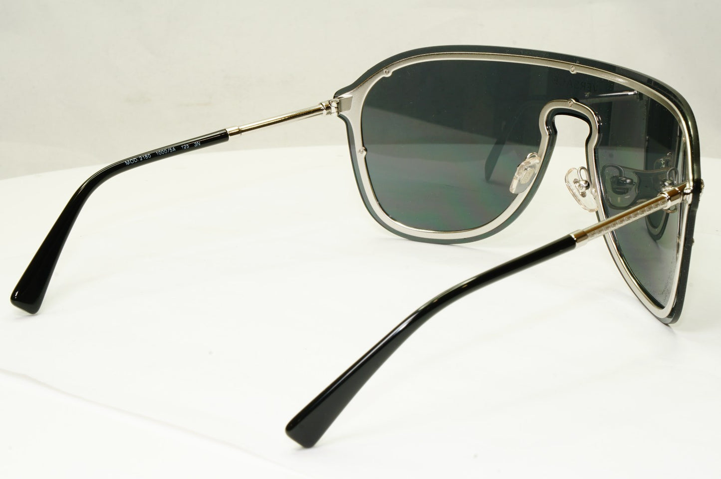Versace Sunglasses Shield Visor Mask Gold Mirror Silver MOD 2180 1000/5A [a]