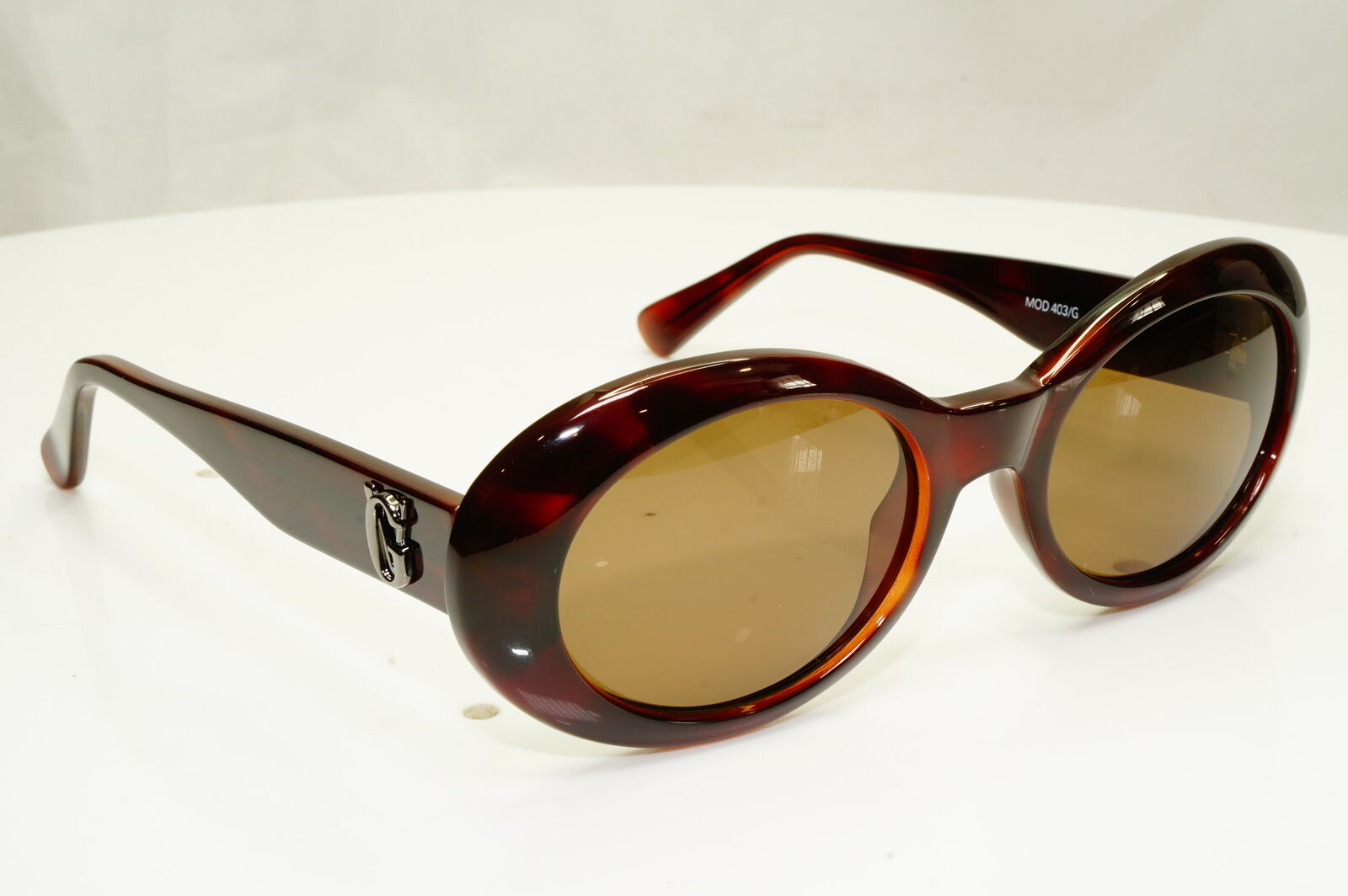 Gianni Versace 1996 Womens Vintage Brown Havana Sunglasses MOD 403/G COL 900