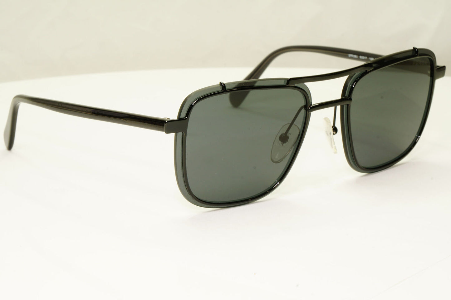 Prada Black Conceptual Sunglasses Runway Mens Square SPR 59U PR59US 1AB-5S0