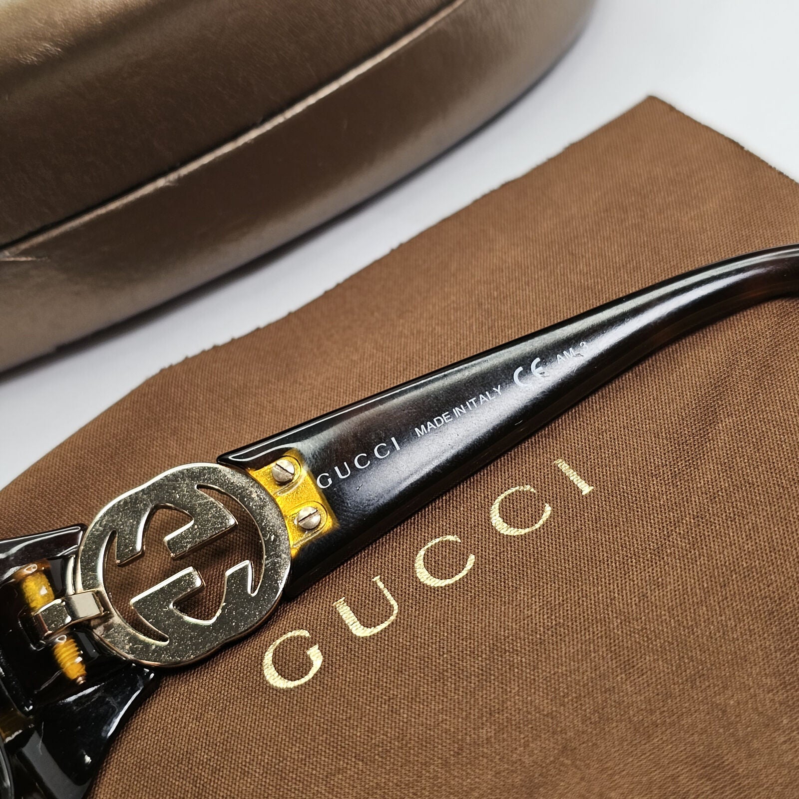 Gucci Sunglasses 2012 Brown Gold Tortoiseshell Square GG 3504/S 79104 120124