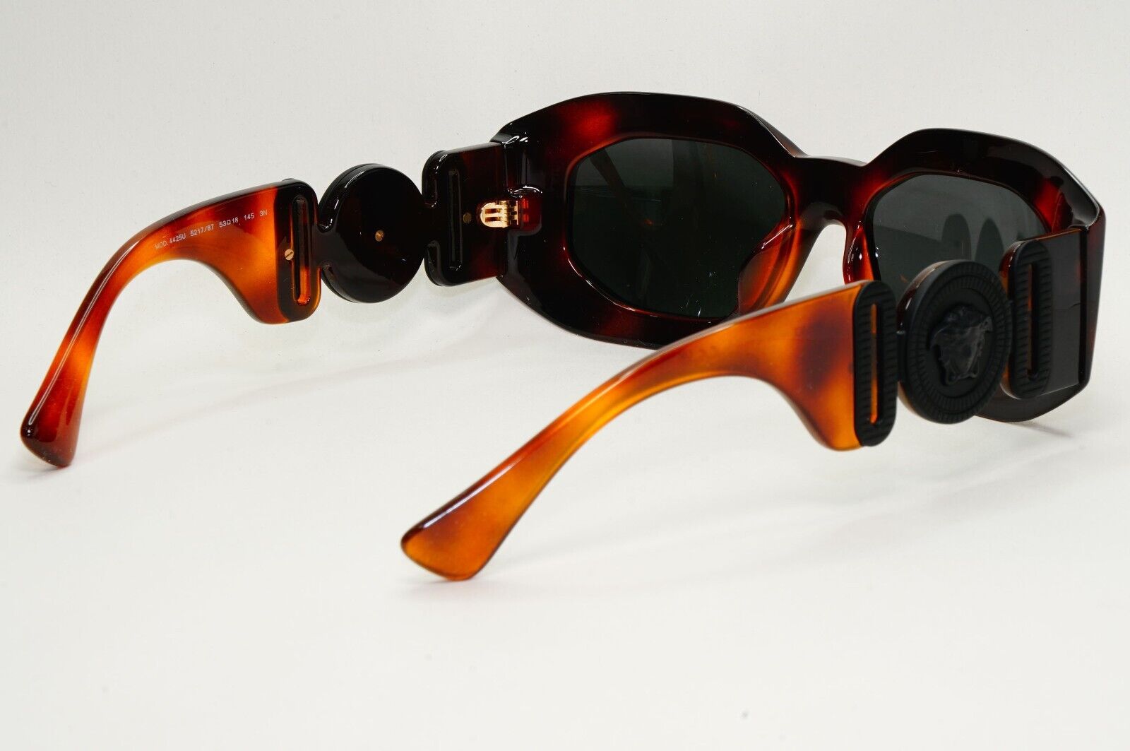 Versace Sunglasses Havana Brown Black Medusa Unisex Biggie MOD VE 4425-U 5217/87