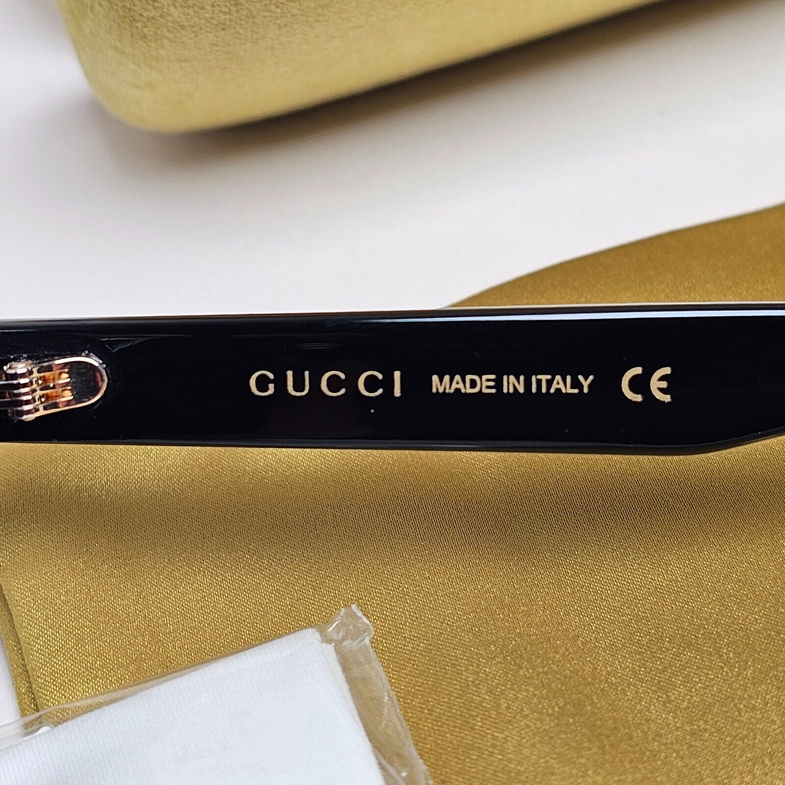 Gucci Sunglasses 2022 Black Cat Eye Glossy GG1170S 001 54mm 280125