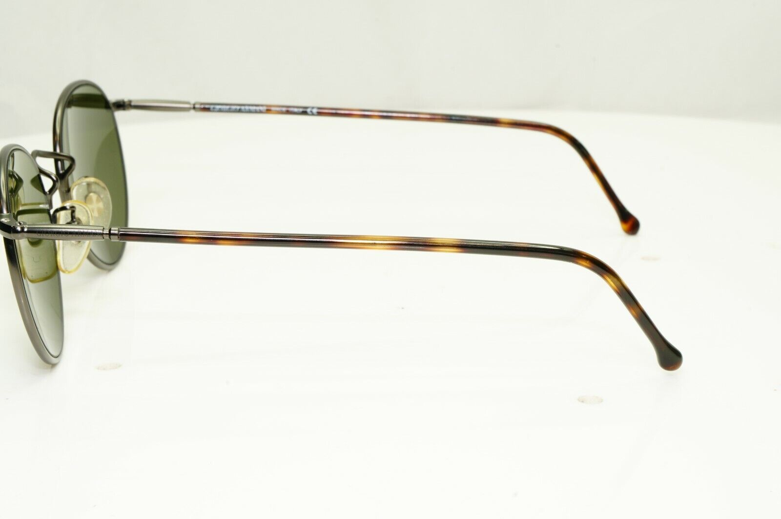 Giorgio Armani 1997 Vintage Sunglasses Gunmetal Green Mirror 639 905/36 49mm