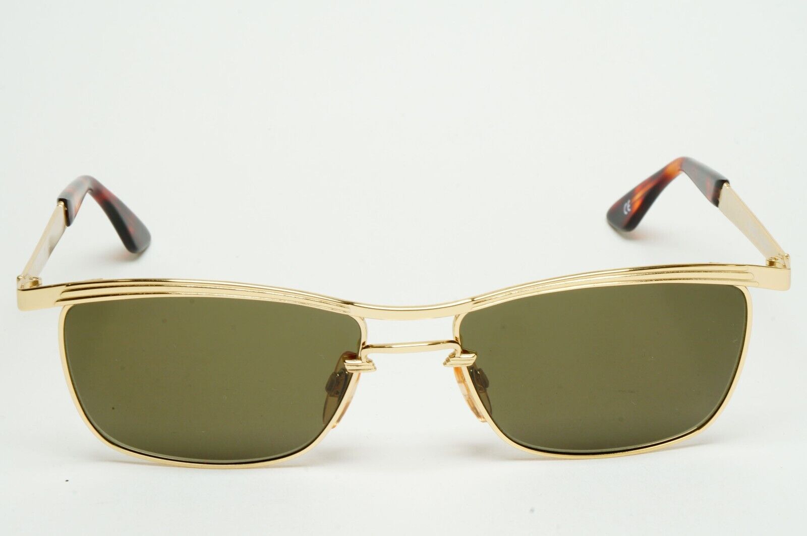 Versus Sunglasses 1996 by Gianni Versace Vintage Gold Brown MOD F02 COL 030