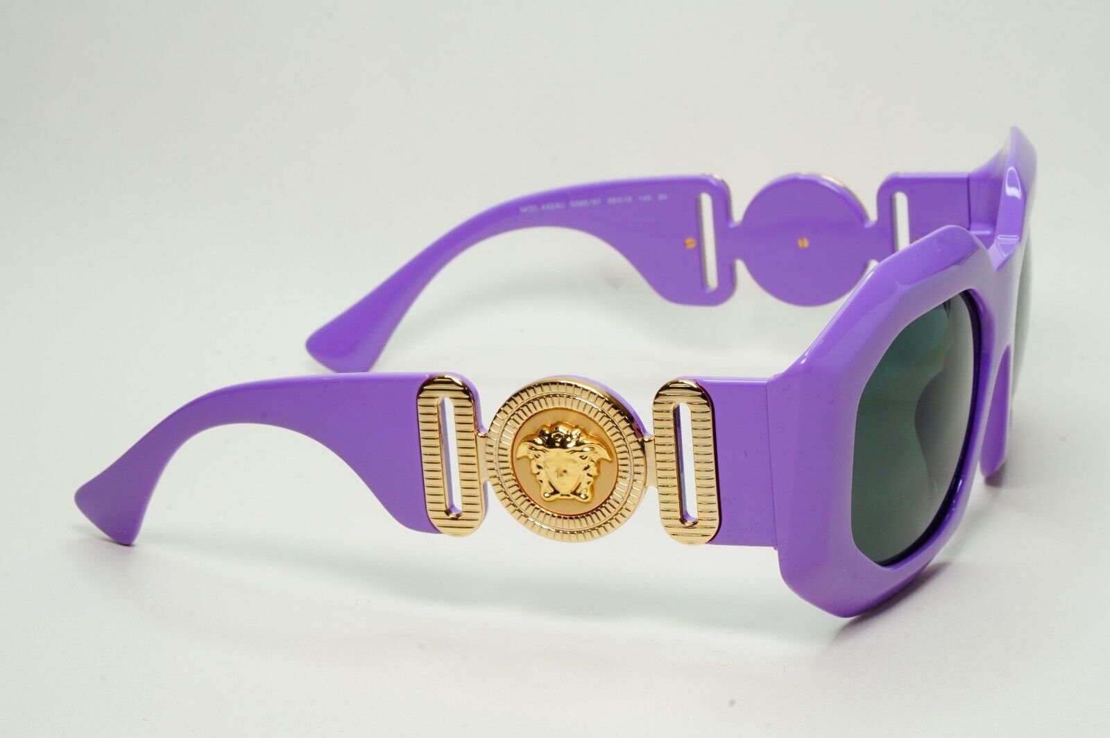 Versace Sunglasses Oversized Medisa Lilac Purple Grey MOD VE 4424U 5366/87 56mm