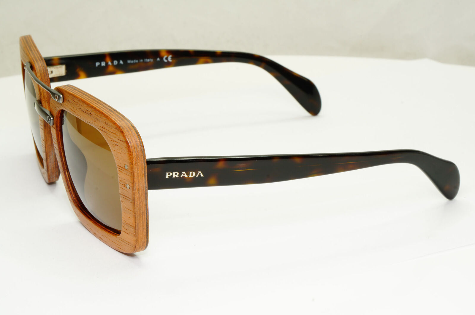 Prada 2015 Wood Sunglasses Brown Square Fashion PR30RS SPR 30R IAM-6S1 290323