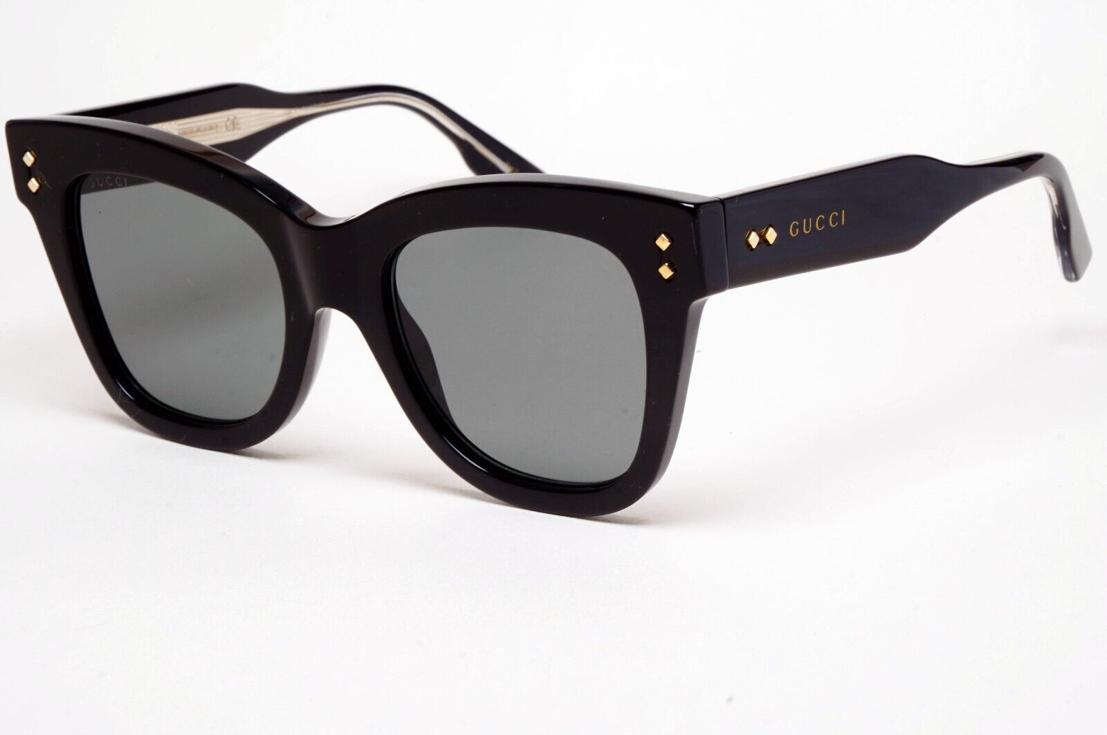 Gucci Sunglasses 2022 Black Oversized Square Large Glossy GG1082S 001 280125