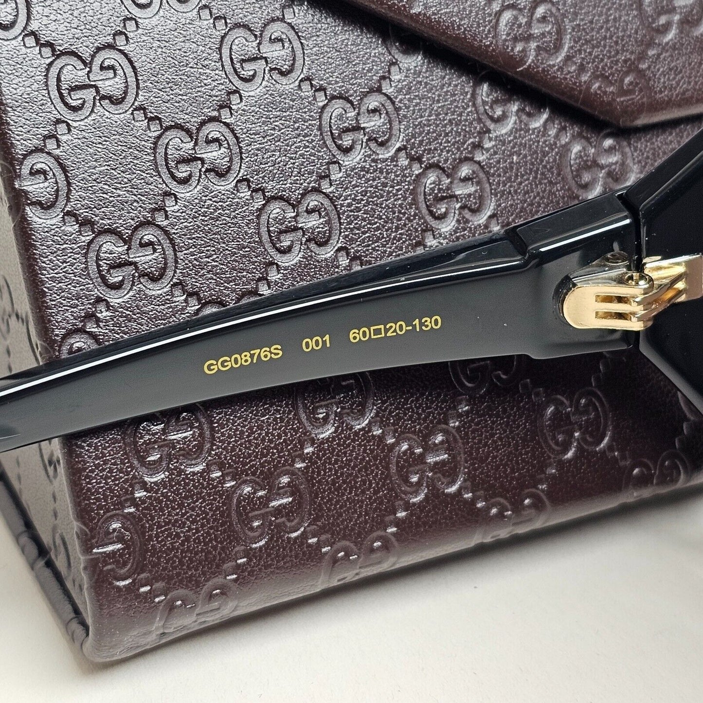 Gucci Sunglasses 2021 Black Oversized Square Large GG0876S 001 60mm 280125