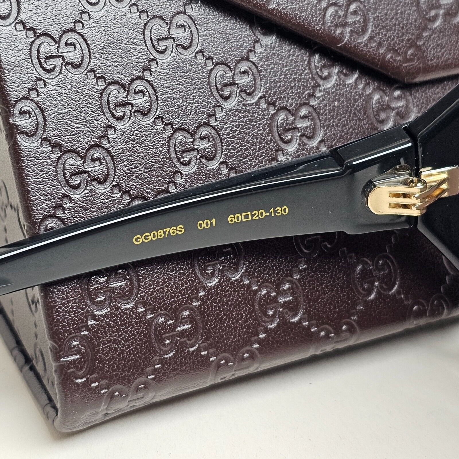 Gucci Sunglasses 2021 Black Oversized Square Large GG0876S 001 60mm 280125