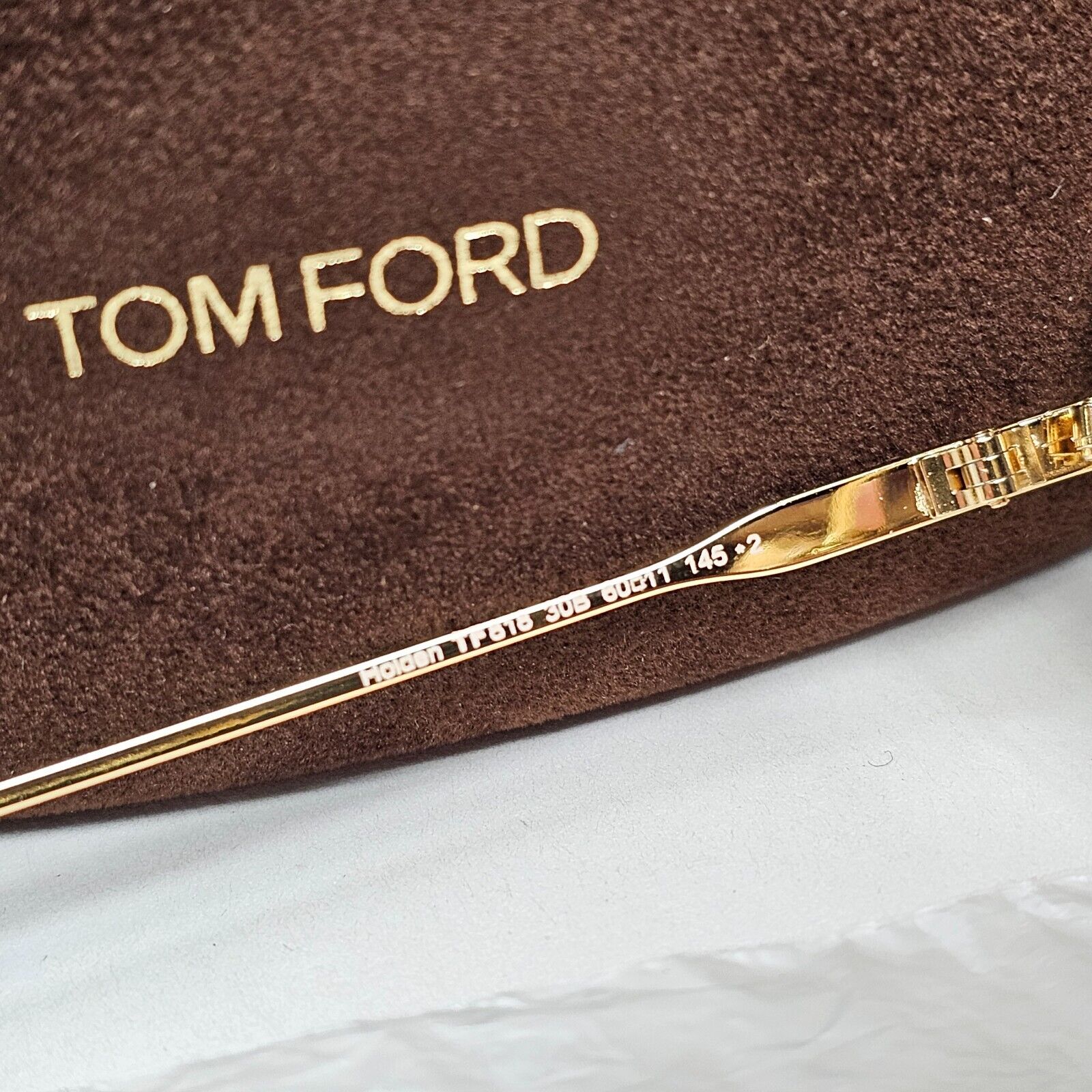 Tom Ford Sunglasses Holden Gold Pilot Grey Gradient Unisex FT0818 TF 818 30B