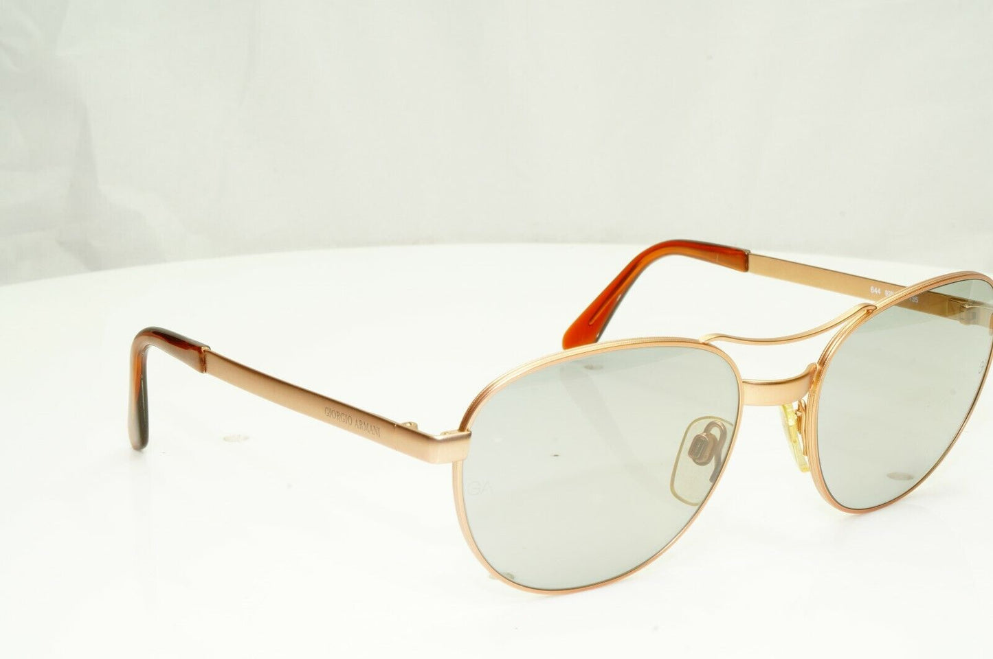 Authentic Giorgio Armani 1997 Vintage Sunglasses Gold Metal Men Women 644 925/41
