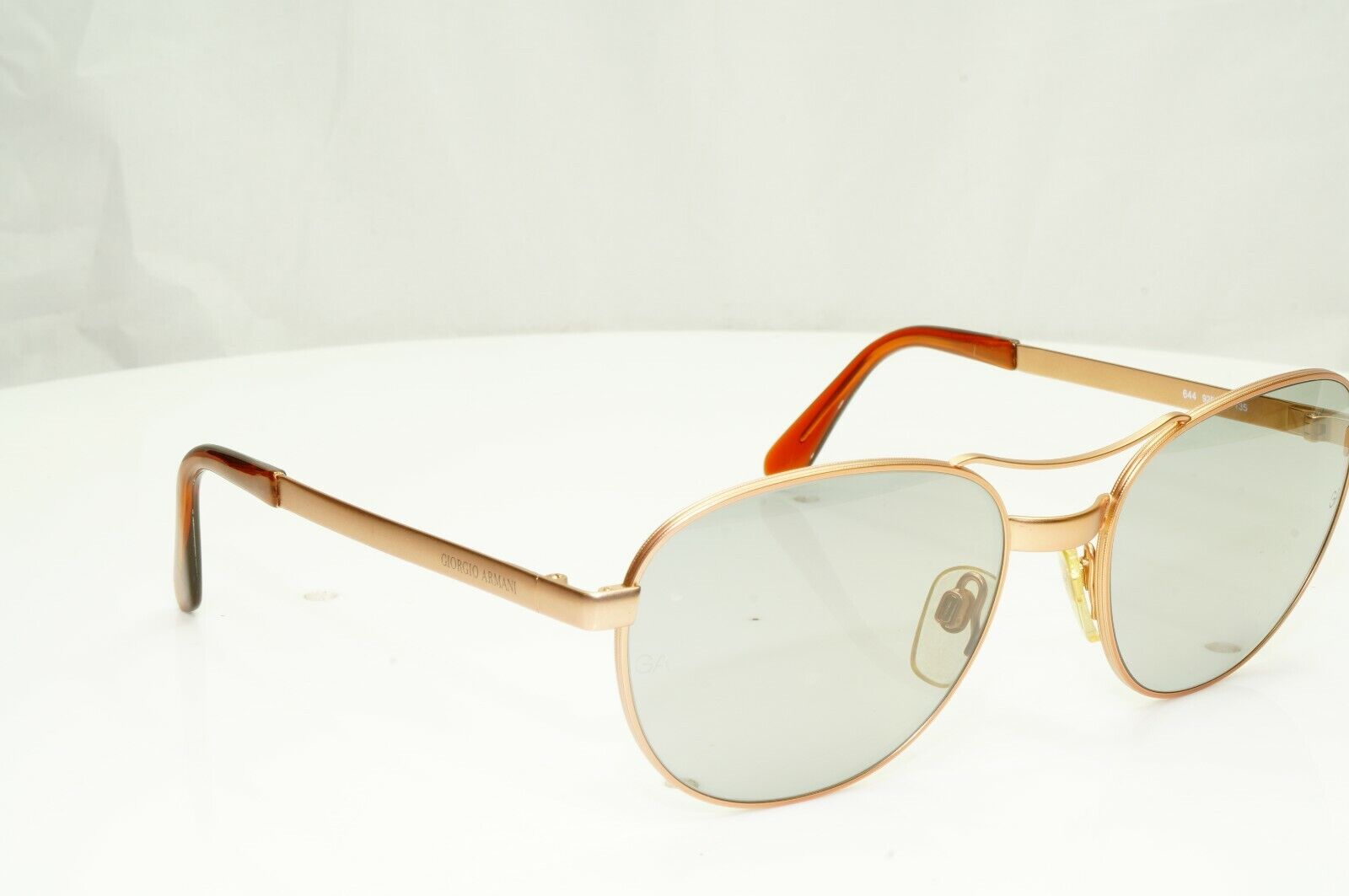 Authentic Giorgio Armani 1997 Vintage Sunglasses Gold Metal Men Women 644 925/41