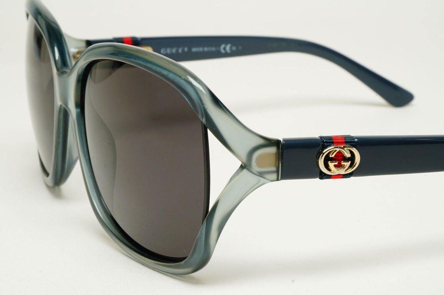 Gucci Sunglasses 2011 Vintage Ribbon Grey Azure Black GG 3646/S 3NFUA 070125