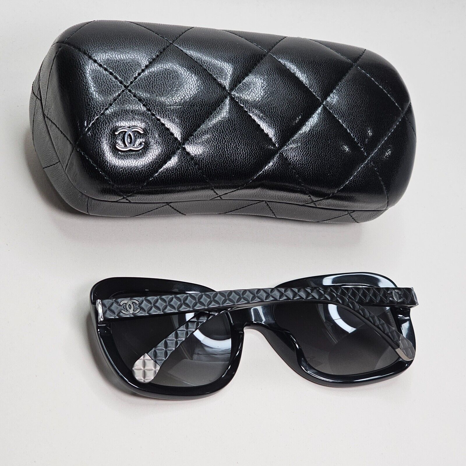 Chanel Sunglasses Black Polarised Square Grey Gradient 5329-A c.501/S8 171024