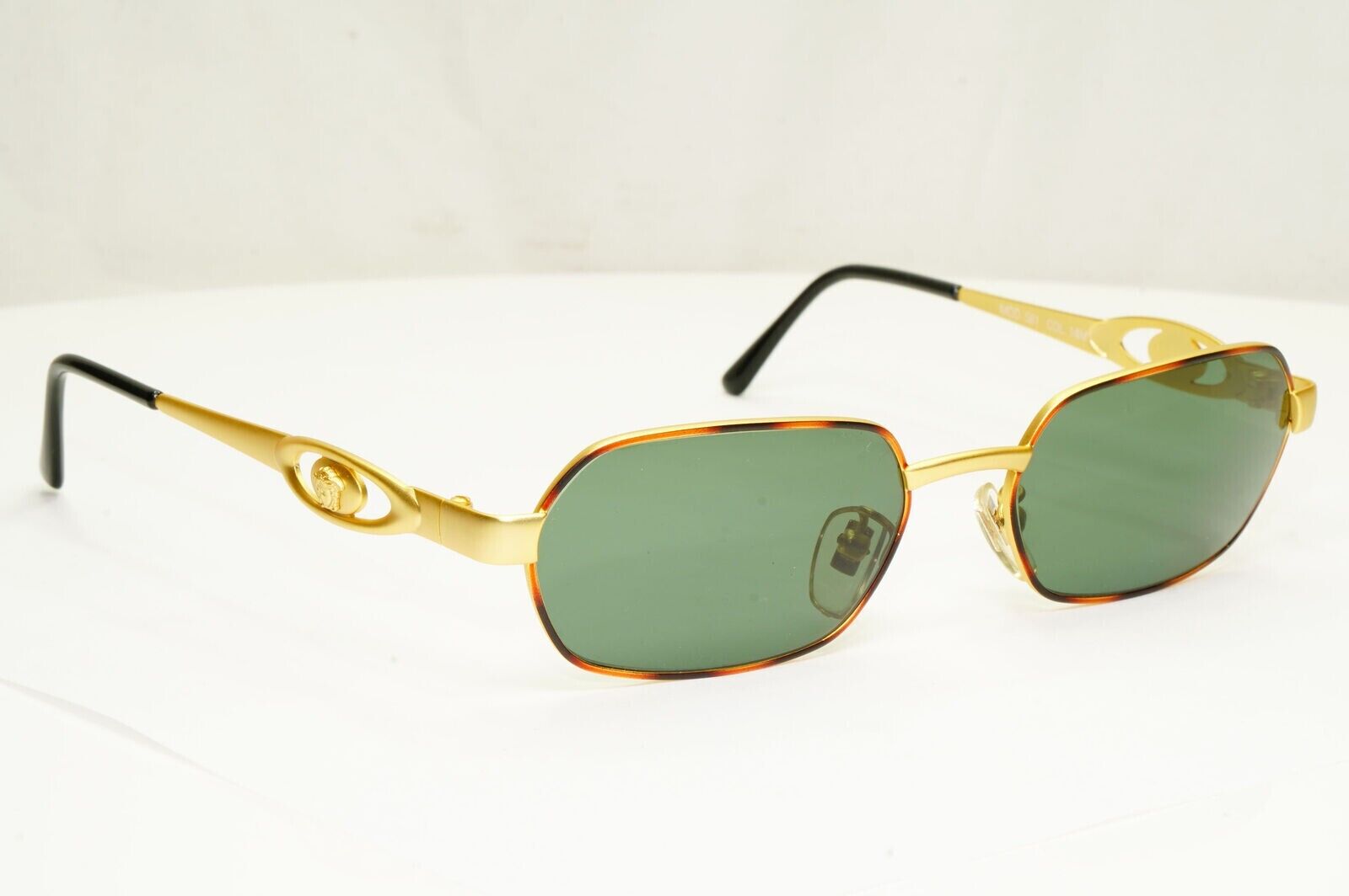 Gianni Versace 1996 Vintage Mens Metal Gold Medusa Sunglasses MOD S81 COL 14M