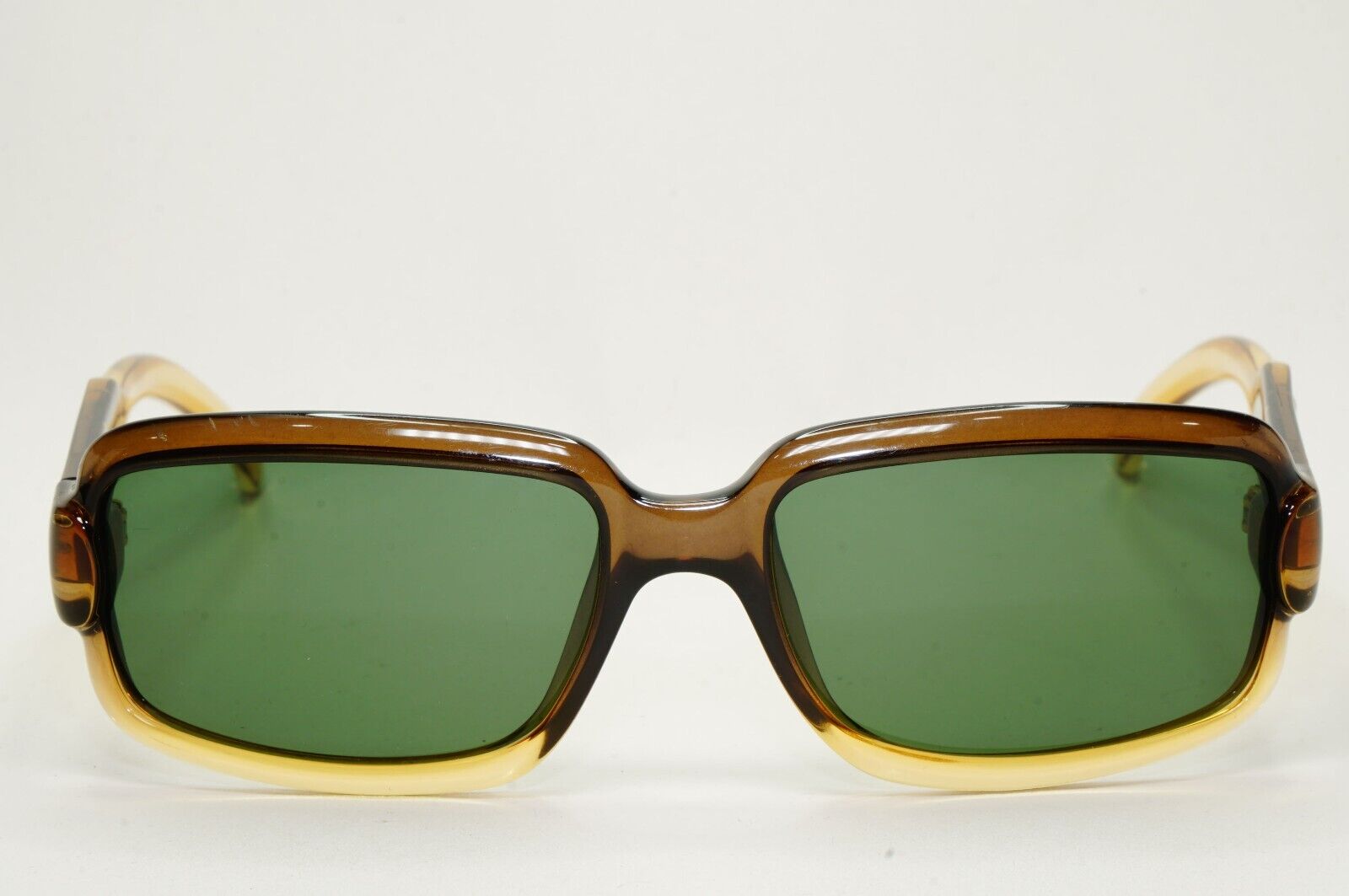 Gucci Sunglasses 1997 Vintage Brown Transparent Honey Green GG 2475/S T7V 291024