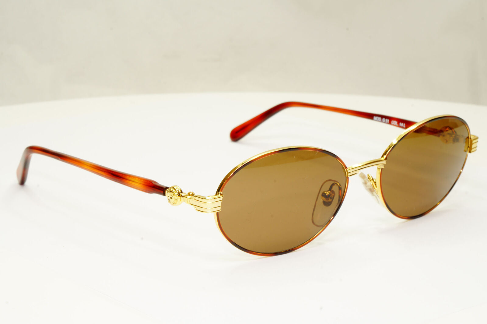 Gianni Versace 1995 Vintage Gold Medusa Unisex Metal Sunglasses MOD G51 COL 14L