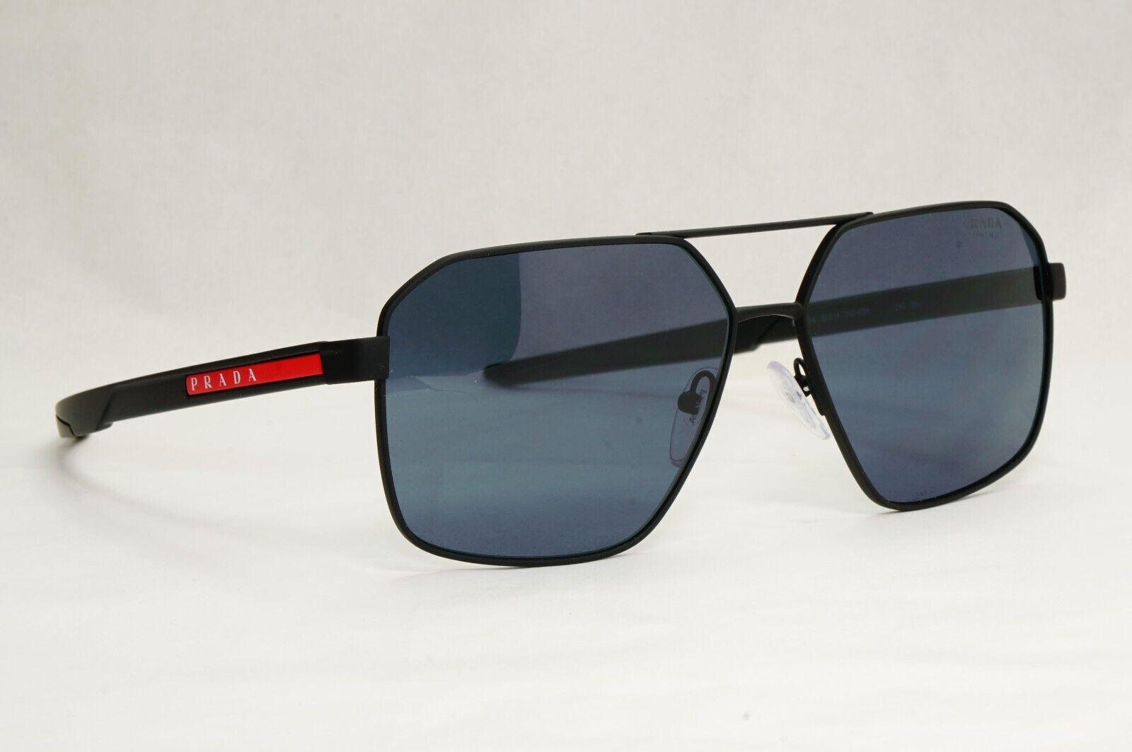Prada Sunglasses Color Tuning Blue Lens Black Rubber PS55WS SPS 55W DG0-09R