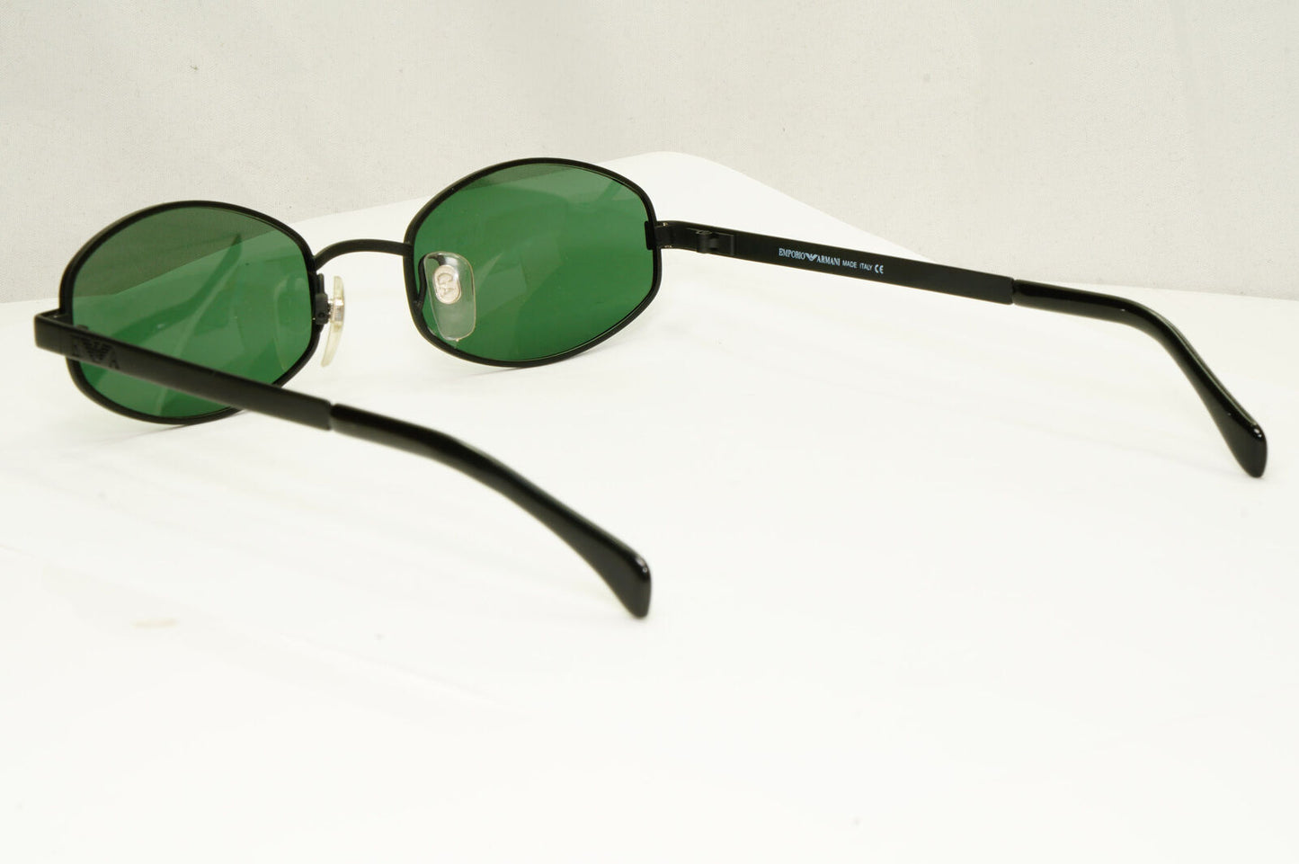 Emporio Armani 1997 Vintage Sunglasses Mens Womens Rectangle Black 063-S 706