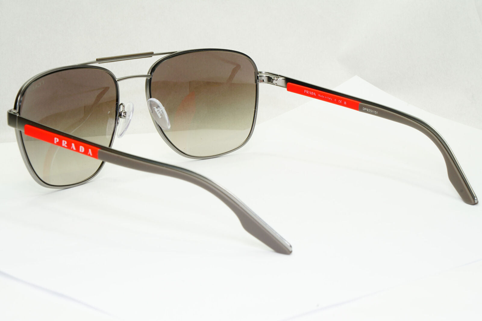 Prada Sunglasses Gunmetal Grey Matte Mirror Silver Pilot PS53XS SPS 53X 7CQ-02M