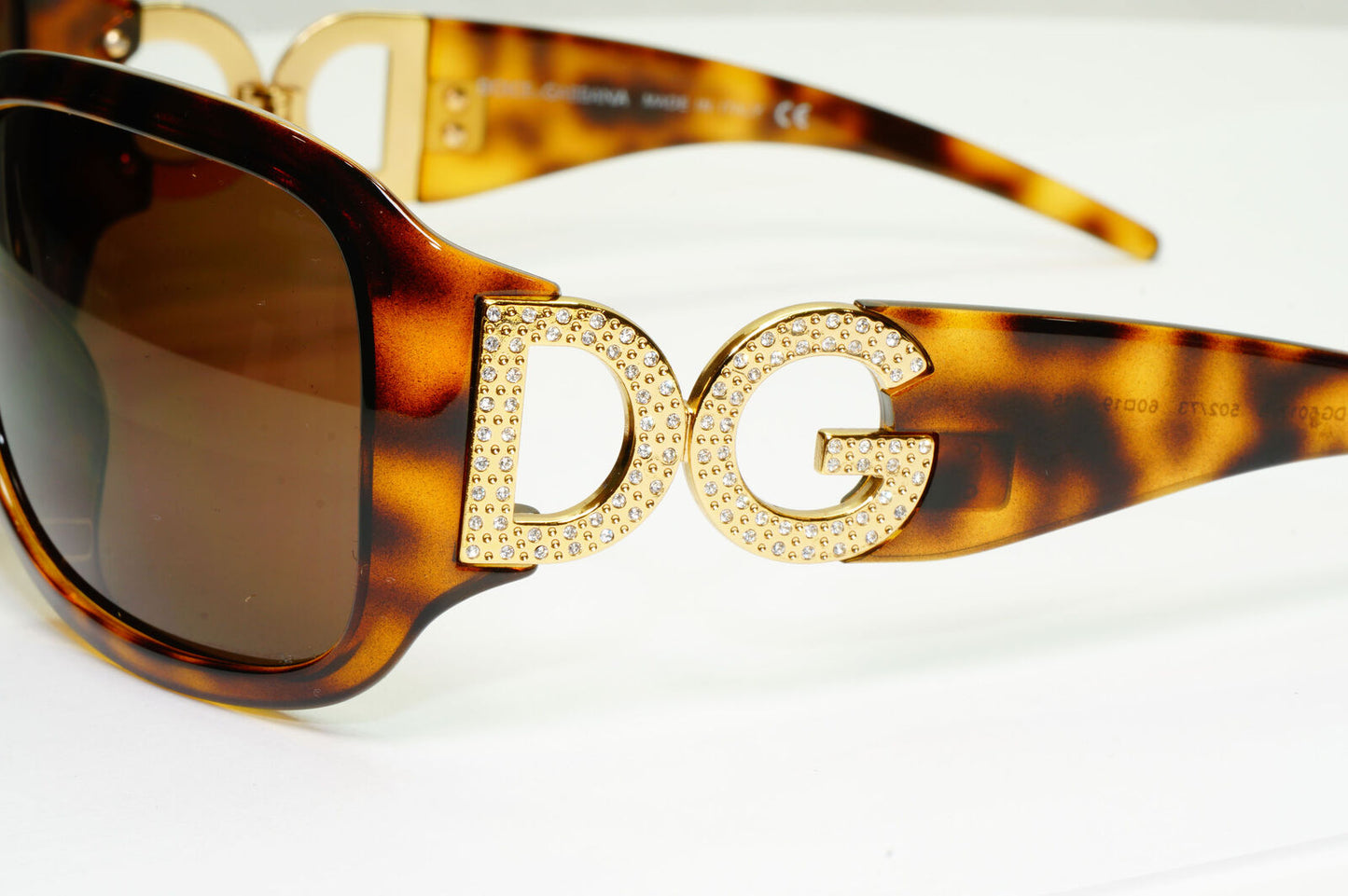 Dolce & Gabbana Gold Sunglasses Tortoiseshell Brown DG 6017-B 502/73 020822