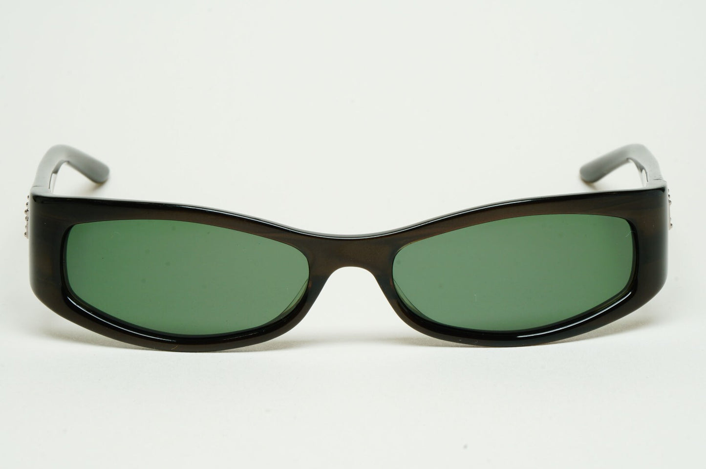 Gucci Sunglasses 1997 Vintage Slim Rectangle Brown Green GG 1483/S AD6 130225