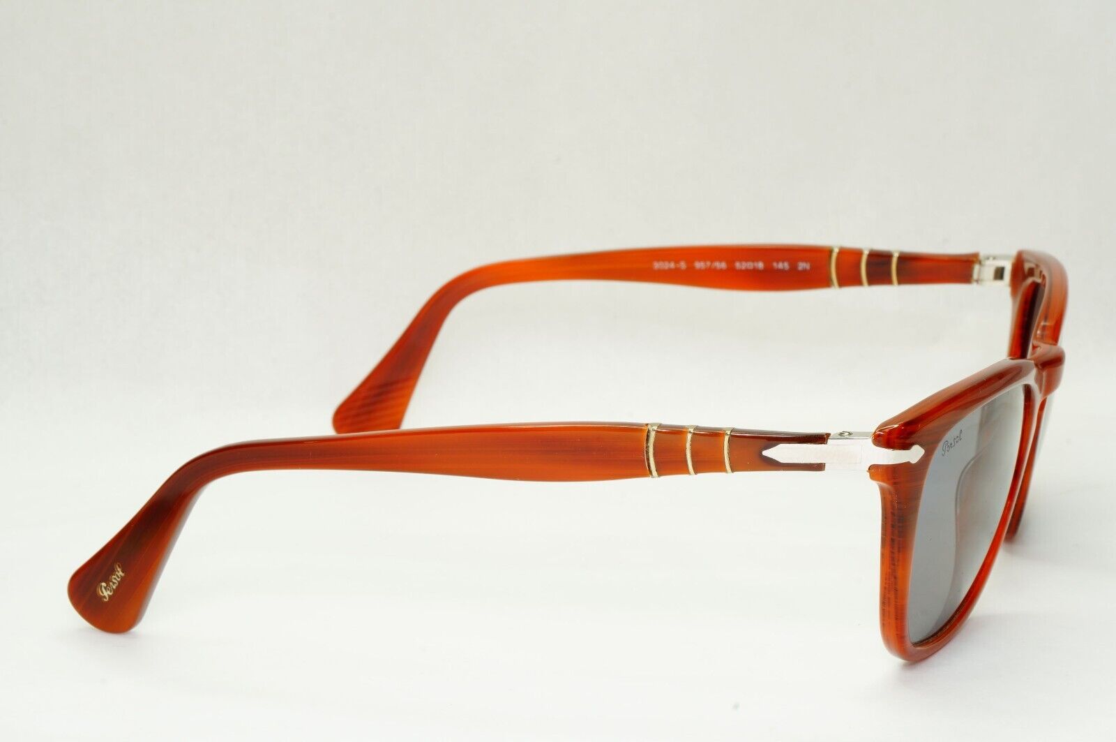 Persol Sunglasses 2012 Capri Edition Blue Brown Square 3024-S 957/56 52mm