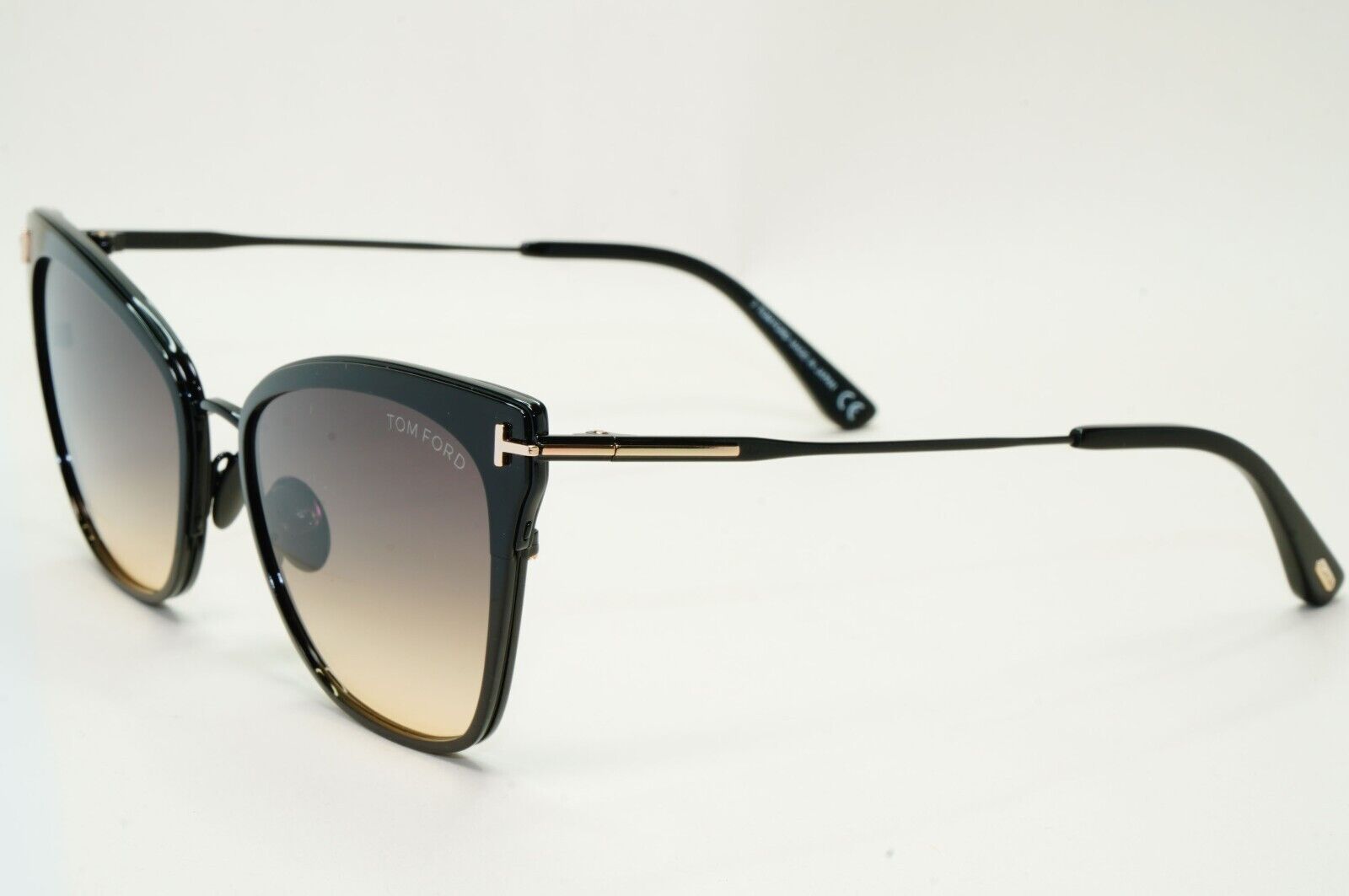 Tom Ford Sunglasses Faryn Titanium Black Brown Grey Gradient TF0843 TF 843 01B