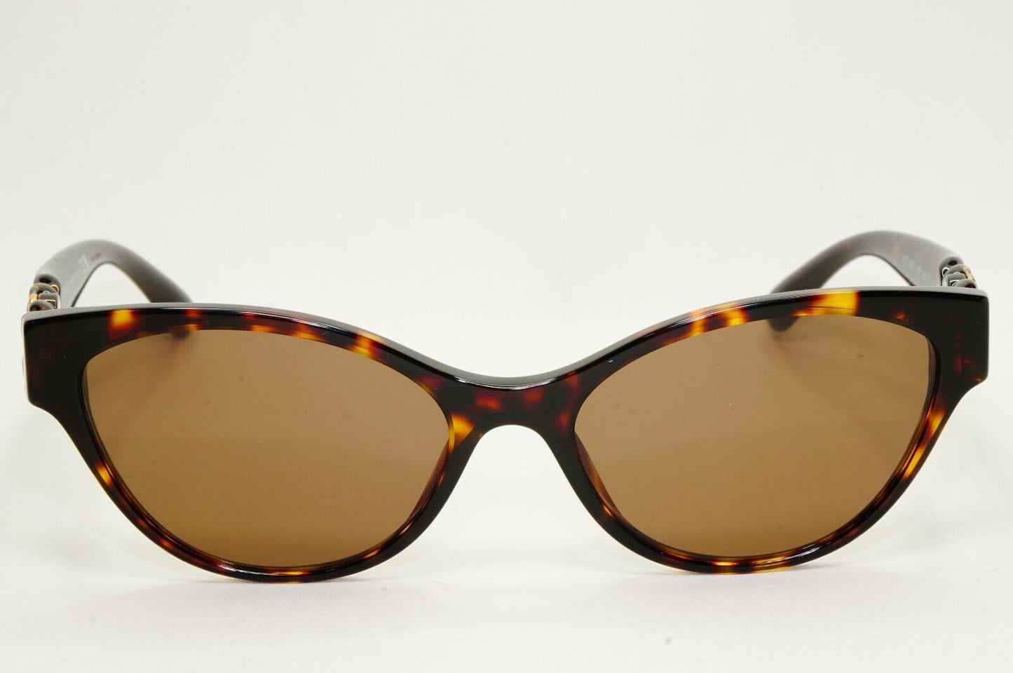 Versace Sunglasses Brown Gold Medusa Chain Tortoiseshell MOD VE 3305 108 55mm