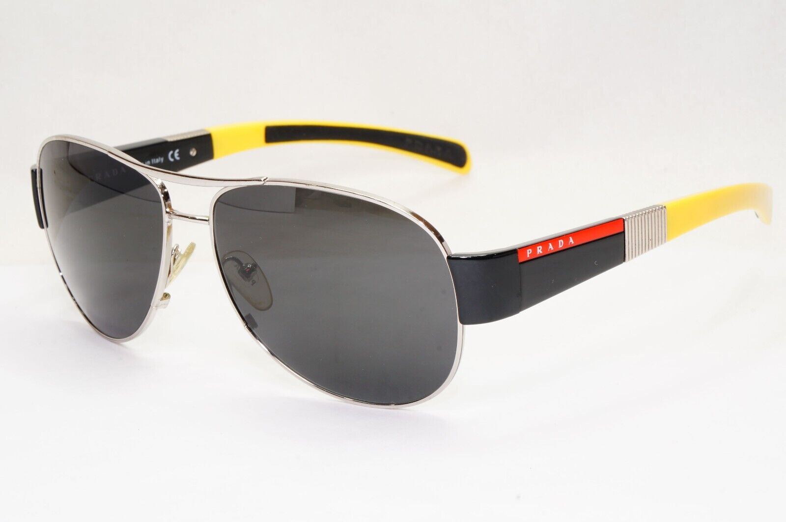 Prada Sunglasses 2006 Vintage Pilot Black Rossa PS51HS SPS 51H 7OT-3M1 111223