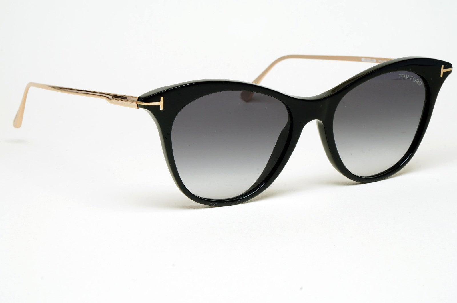 Tom Ford Sunglasses Micaela Black Gold Grey Smoke FT0662 TF 662 01B 53mm