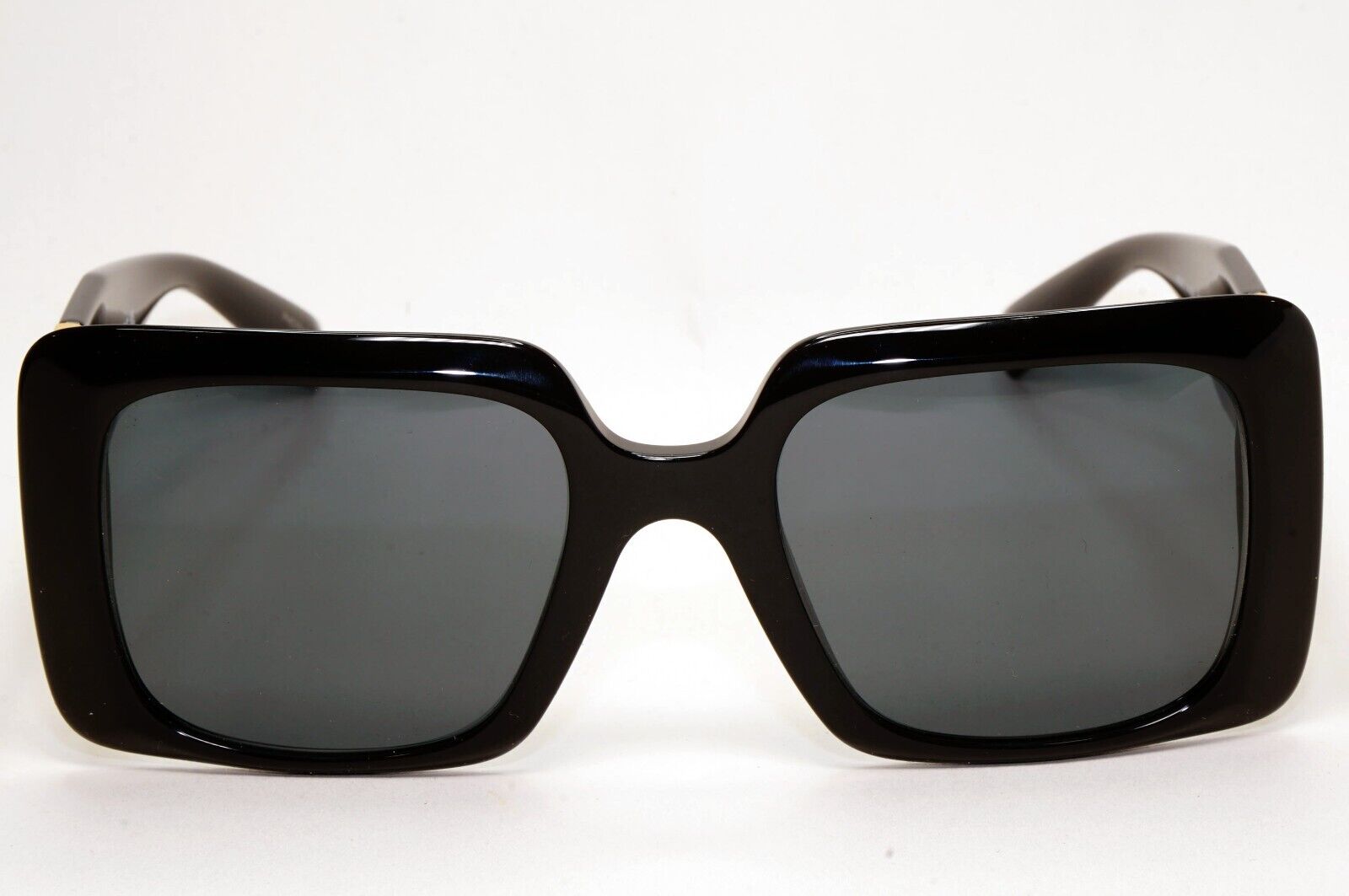 Versace Sunglasses Black Square Oversized Gold Medusa MOD VE 4405 GB1/87 54mm